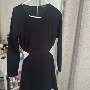 Trixxi Black Dress with diamonds Accents